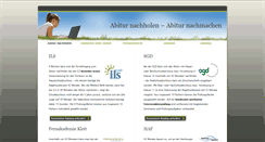 Desktop Screenshot of abi-nachmachen.de