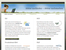 Tablet Screenshot of abi-nachmachen.de